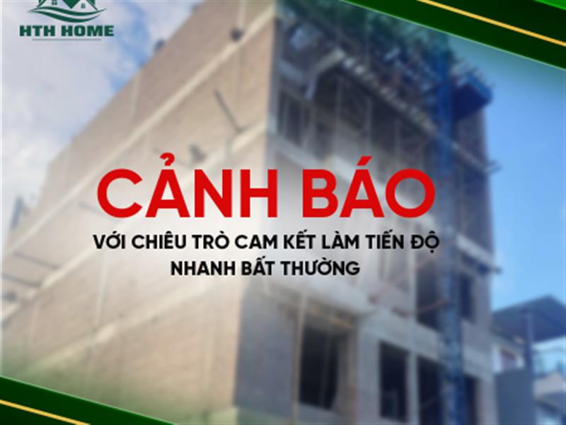 CẢNH BÁO VỚI CHIÊU TRÒ CAM KẾT LÀM TIẾN ĐỘ NHANH BẤT THƯỜNG