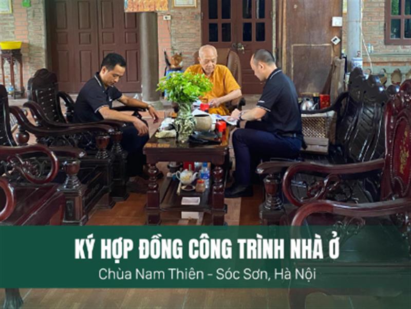 HTH Home Tự Hào Đồng Hành Cùng Dự Án Xây Dựng Tại Chùa Nam Thiên - Sóc Sơn, Hà Nội