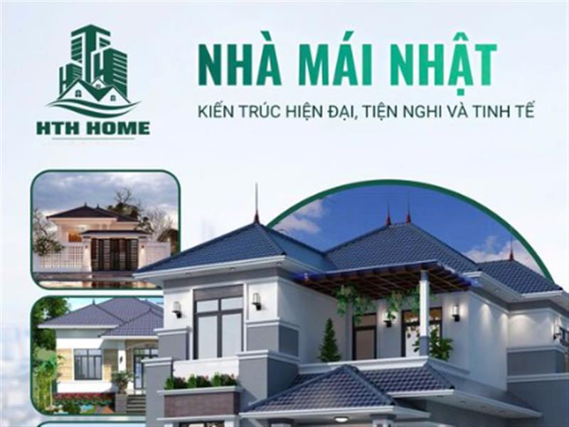 Nhà Mái Nhật – Kiến Trúc Hiện Đại, Tiện Nghi và Tinh Tế