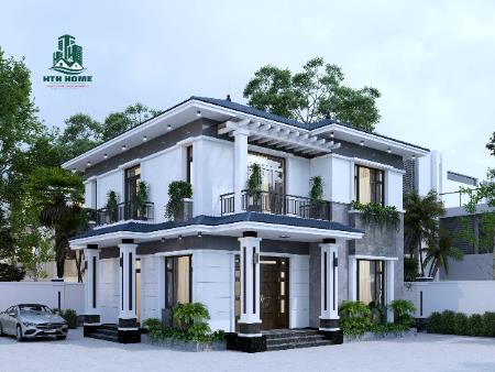 Thiết Kế Nhà Mái Nhật 2 Tầng Trong Xây Nhà Trọn Gói Hà Nội