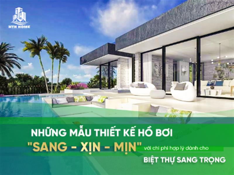  Những mẫu thiết kế hồ bơi  