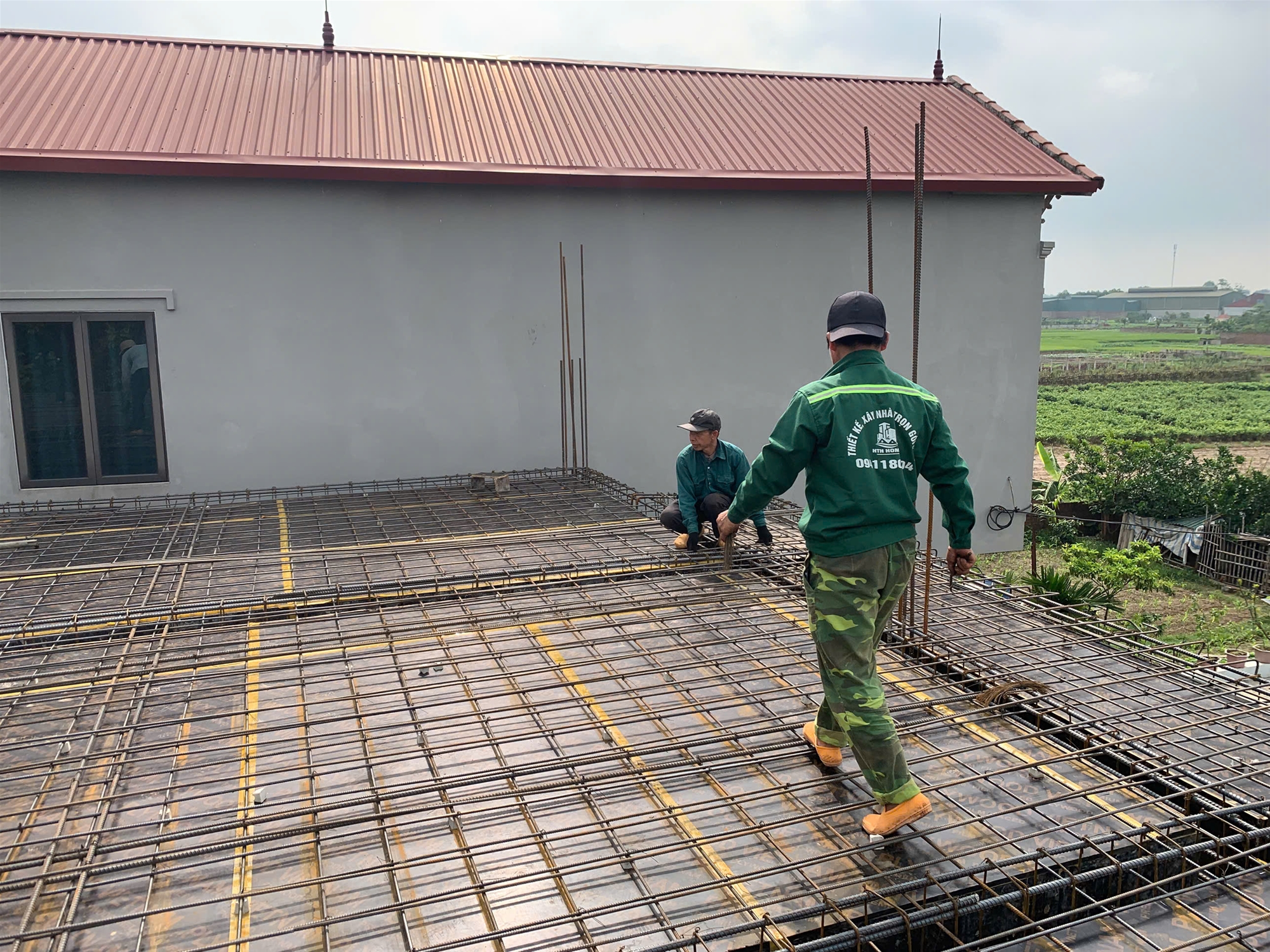 Thiết Kế Công Trình Nhà Anh Chị Tuấn Thúy - Sóc Sơn Của Xây Nhà Trọn Gói Đông Anh HTH Home