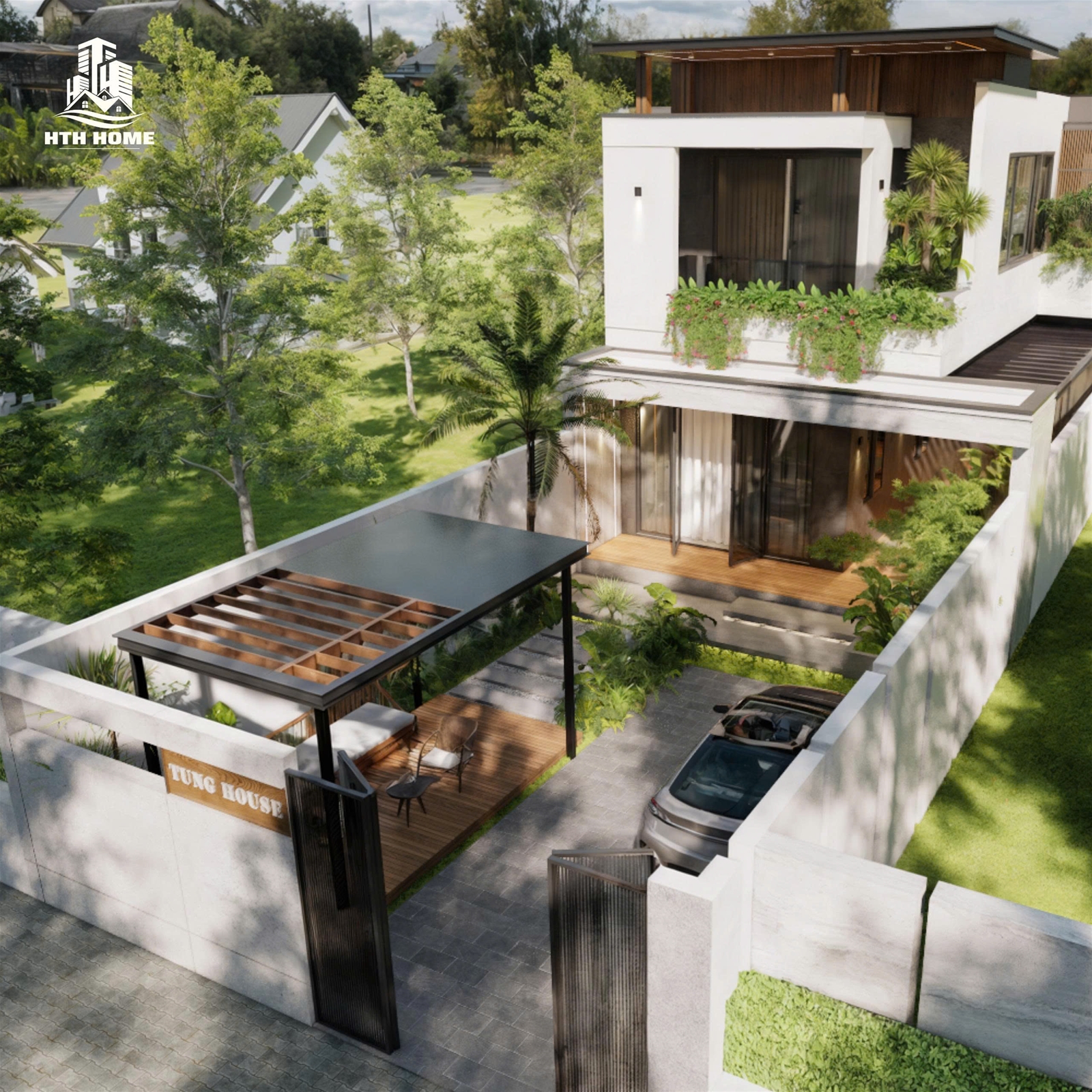 Thiết Kế Công Trình Nhà Anh Tùng Đến Từ Xây Nhà Đông Anh HTH Home