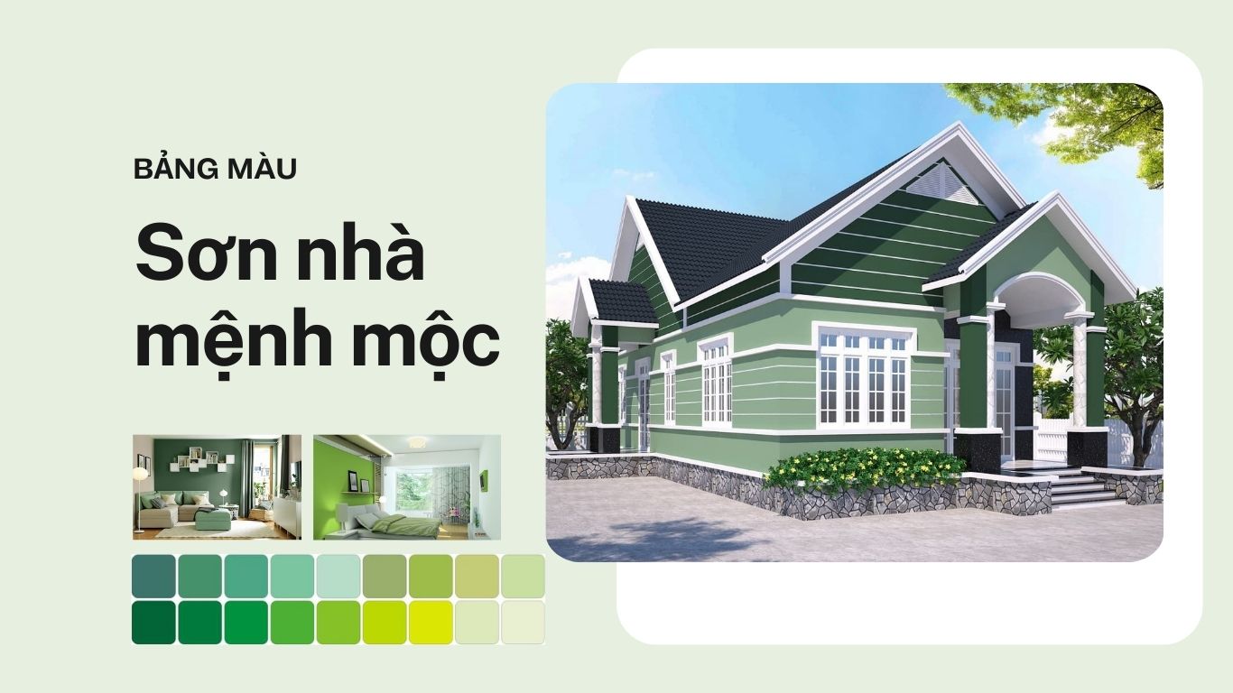 Màu Sơn Hợp Mệnh – Bí Quyết Nhỏ Mang Lại Vận May Lớn Khi Xây Nhà Ở Đông Anh