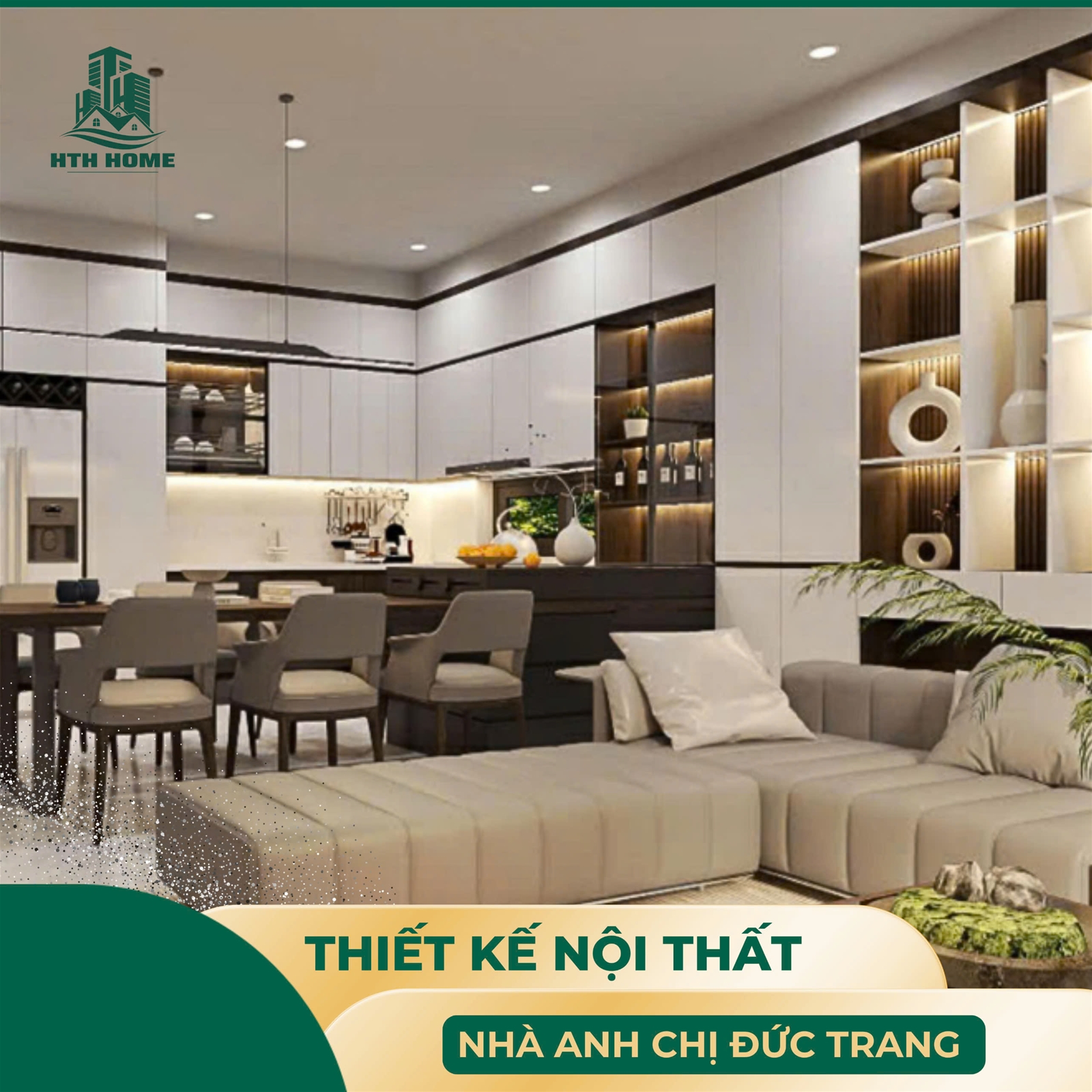 Thiết Kế Nội Thất Theo Phong Cách Gia Chủ – Dấu Ấn Của Xây Nhà Trọn Gói Đông Anh HTH Home