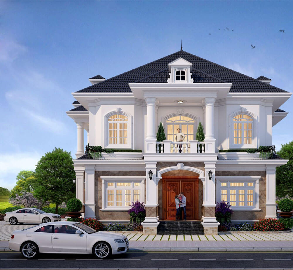 Thiết Kế Nhà Mái Nhật 2 Tầng Trong Xây Nhà Trọn Gói Hà Nội