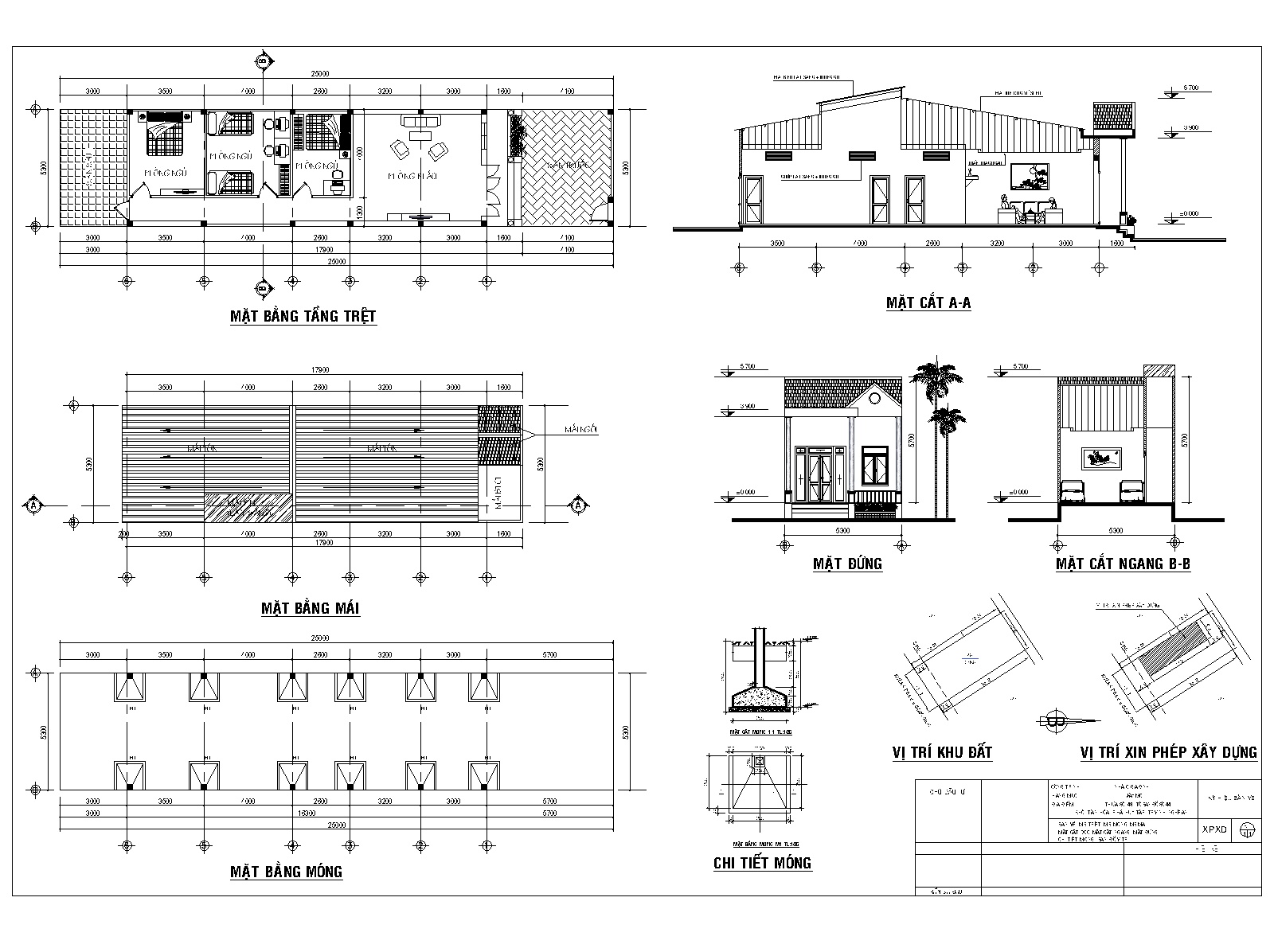 Bản vẽ xin phép xây dựng