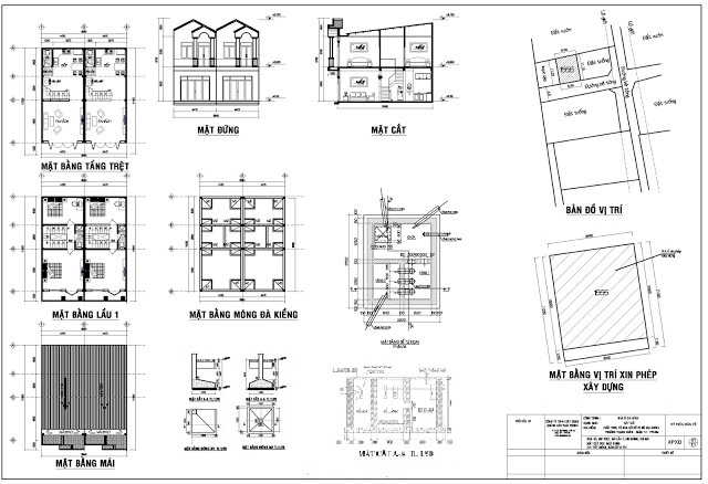 Bản vẽ xin phép xây dựng