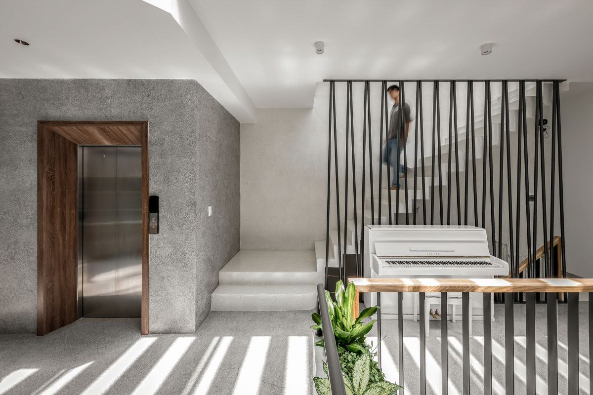 Nhà phố có cầu thang đứt đoạn - ảnh 5