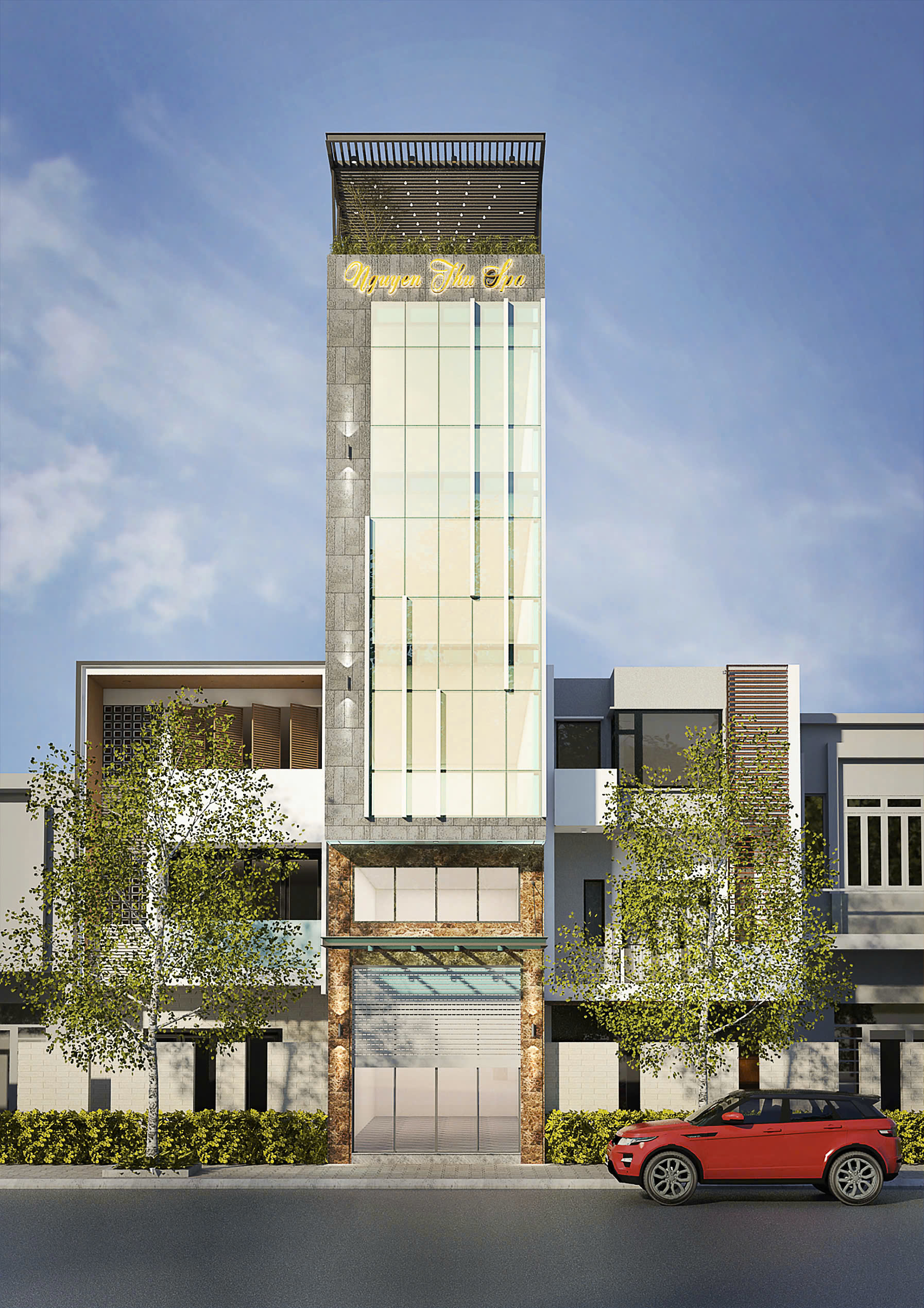 Nhà phố 3 tầng sang trọng, gọn gàng