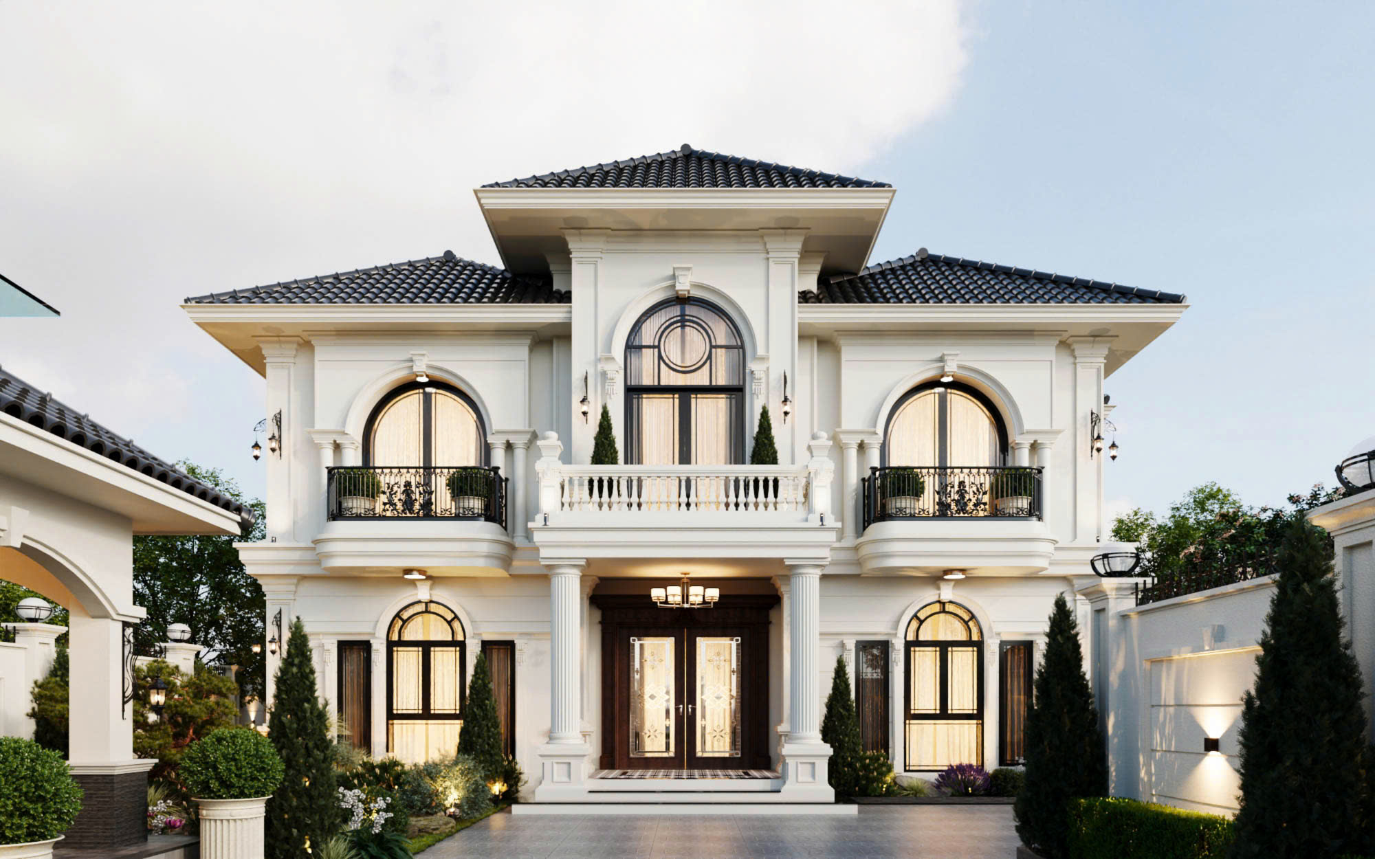 Biệt Thự Tân Cổ Điển Bác Chung