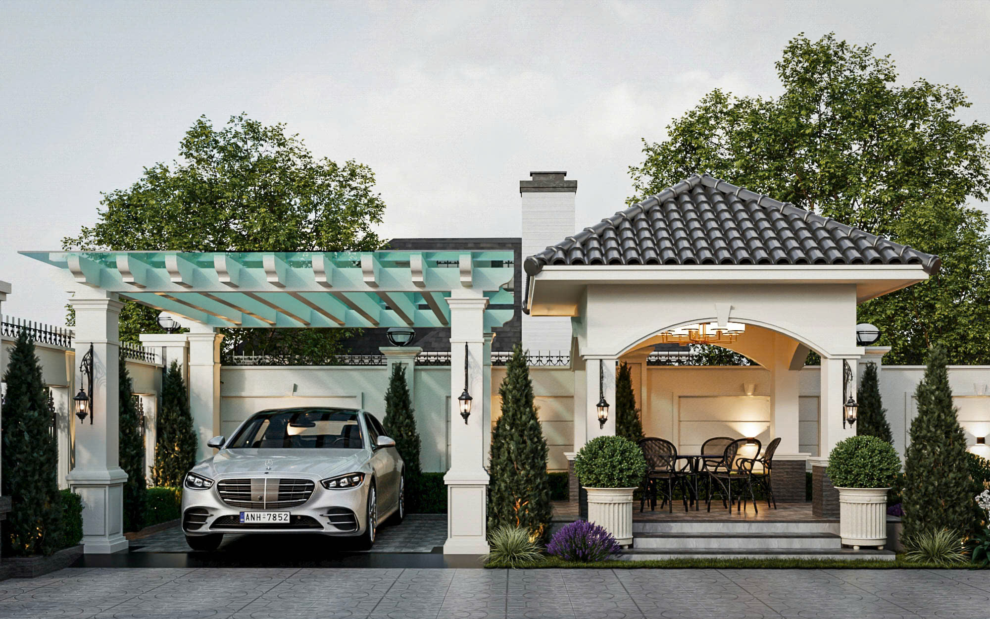 Biệt Thự Tân Cổ Điển Bác Chung