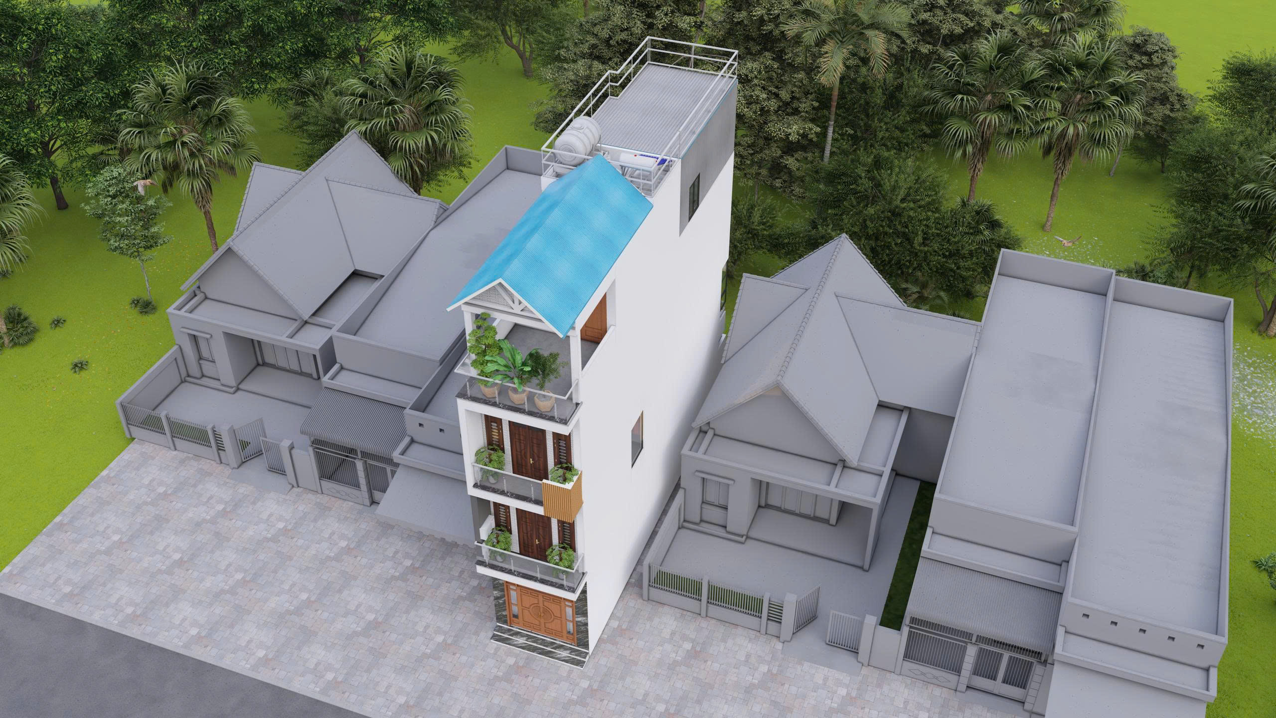 Mẫu nhà hiện đại Anh Thịnh Đông Anh