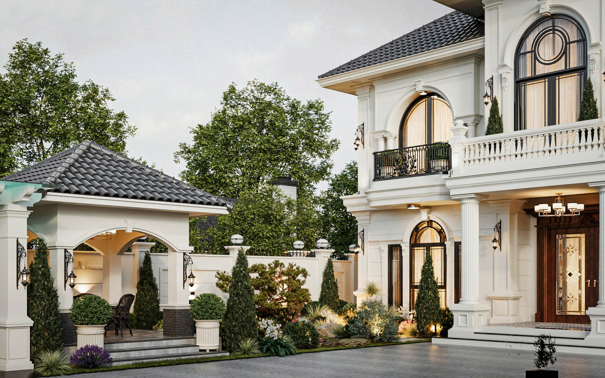 Biệt Thự Tân Cổ Điển Bác Chung