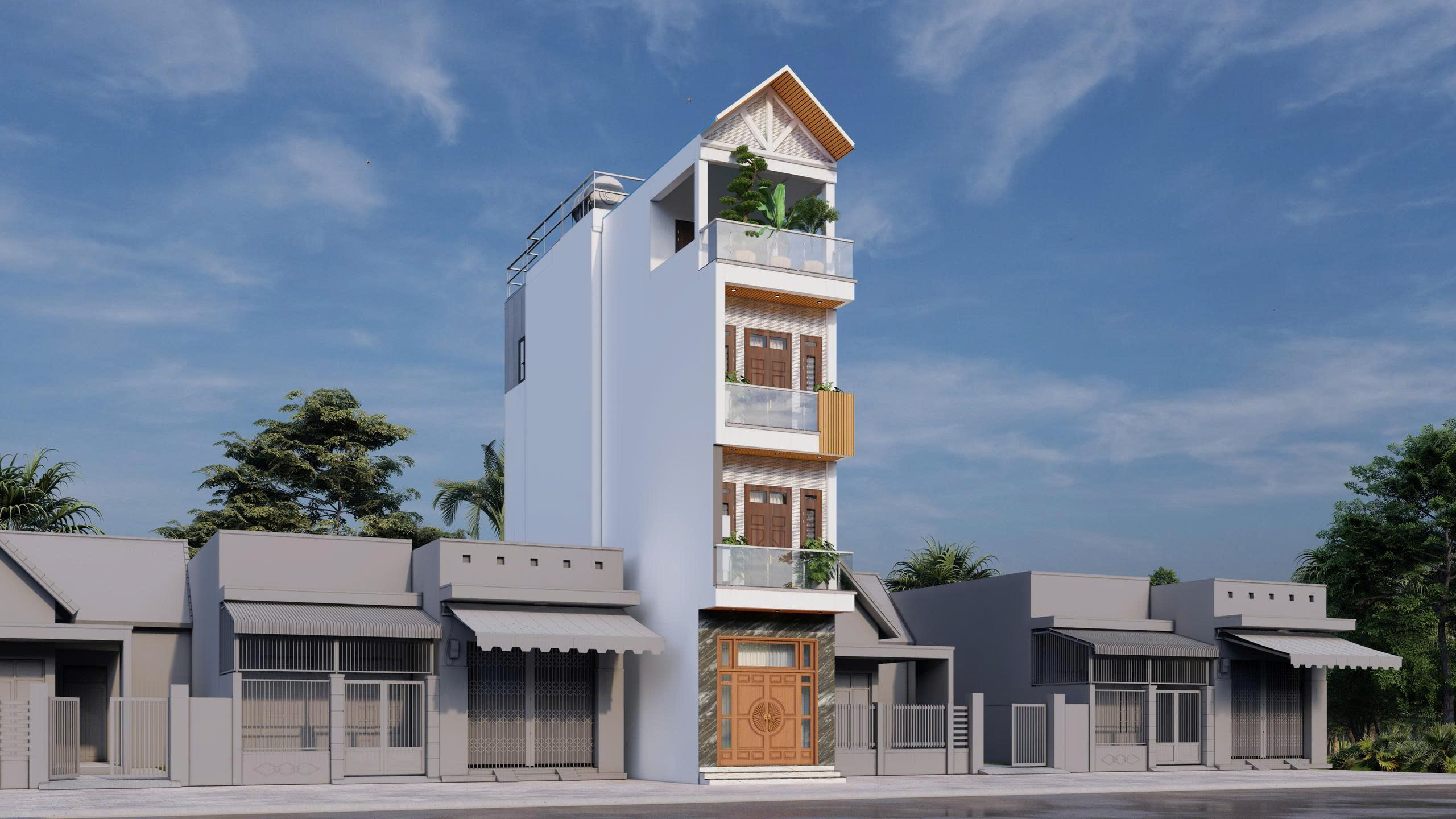 Mẫu nhà hiện đại Anh Thịnh Đông Anh