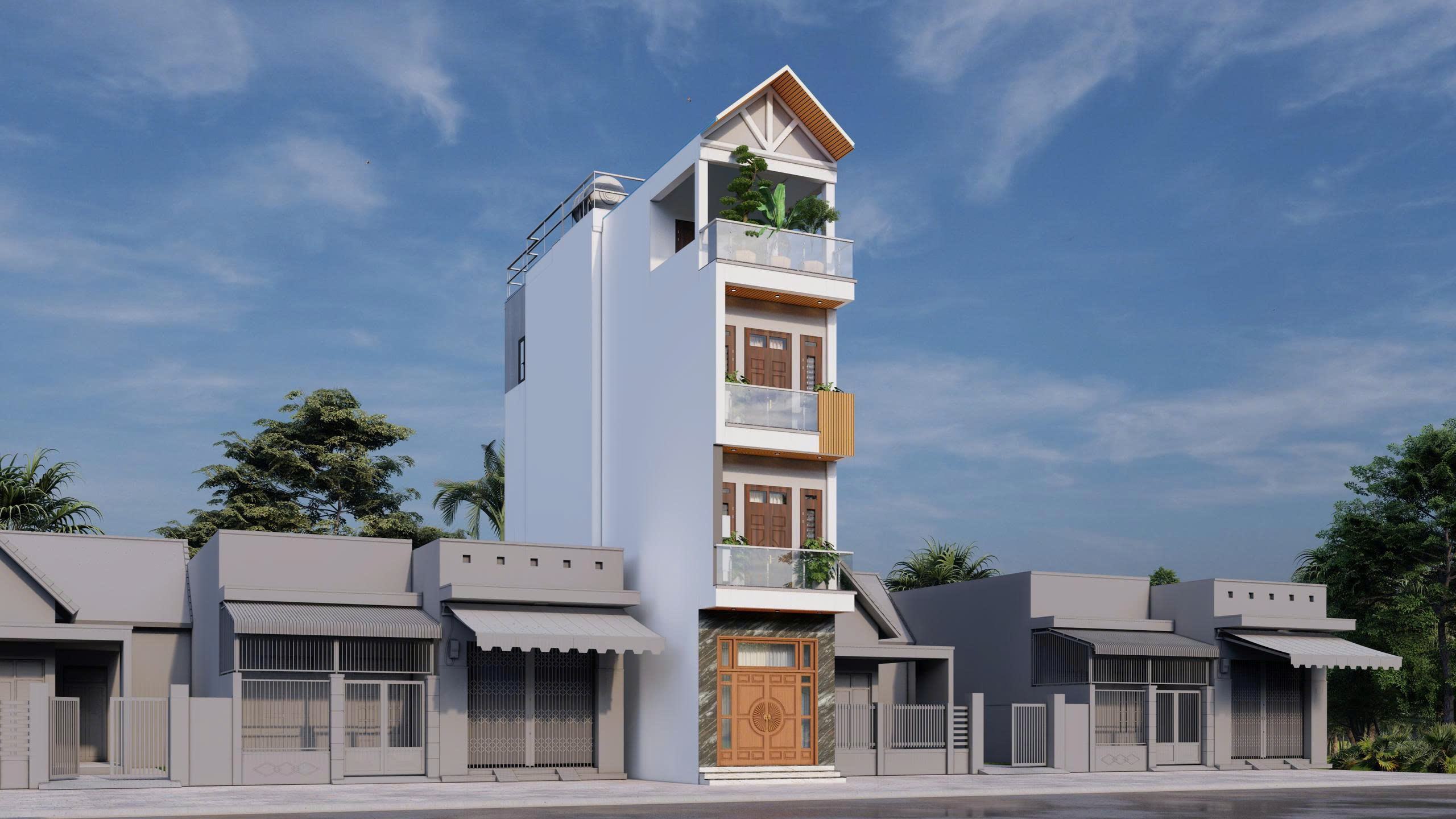 Mẫu nhà hiện đại Anh Thịnh Đông Anh