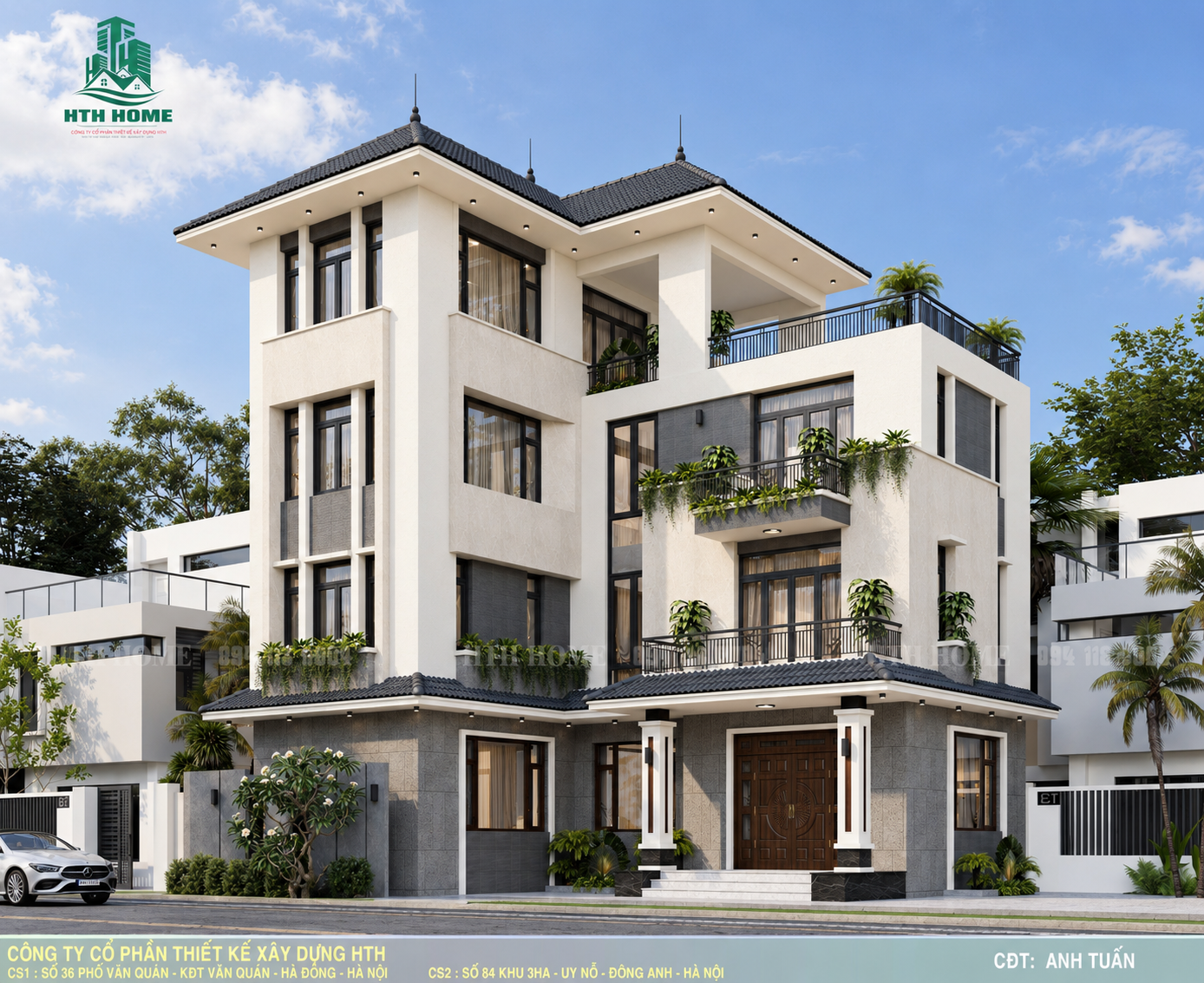 Thiết kế kiến trúc anh Hiệp - Nam Định